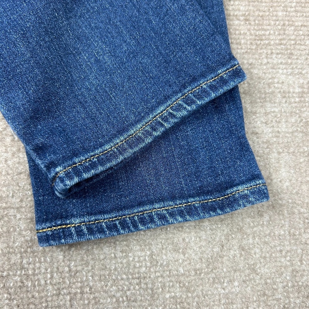 Levi's 711 Skinny Jeans Womens 30 Blue Denim Whiskered Cotton Stretch Streetwear - Picture 4 of 16